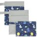 Hi Sprout Grab and Go Wet Dry Cloth Diaper Bag - Waterproof Washable Reusable Organizer (Space Adventure) - Buy Online on GoSupps.com