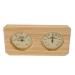 Sauna thermometer and hygrometer made of wood 2 in 1