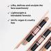 Makeup Revolution Contour Pencil Duo - Vegan Cream Contour & Highlight for Defined Cheekbones | 2.4g Dark | Cruelty-Free Makeup - Buy Online on GoSupps.com