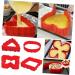 BESTonZON Chocolate Mold De para Gelatinas Silicone Molds Silicone Baking Molds Chocolate Molds Silicone Cake Molds Puzzle Jelly Molde para Chocoflan medium Red - Buy Online on GoSupps.com