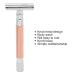 Buy Manual Safety Razor - Ergonomic Portable Double Edge Shaver for Travel & Home | International Shipping - Buy Online on GoSupps.com