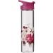 Trust In The Lord Glass Water Bottle - Proverbs 3:5 Pink Floral Design - 20oz - Buy Online on GoSupps.com