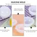 COHEALI Spherical Mold Round Silicone Molds Clear Epoxy Silicone Pendant DIY Tool Supplies Manual Necklace - Buy Online on GoSupps.com