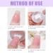 Clear Nail Art Stamper - Double-End Silicone Nail Stamp for DIY French Smile Line Art & Accessories - Buy Online on GoSupps.com