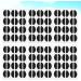 NUOBESTY 48 Pairs Shot Glasses Nose Pads - Raised Black Accessories (1.9x0.8cm) for Comfort & Support | International Shipping Available - Buy Online on GoSupps.com