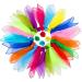 36 pieces of Jongliertschen colorful silk towels Chiffon towels children Square dance dance towels gymnastics towels juggle scarves for dancing juggling sensory dance towels 60 x 60cm colorful cloths