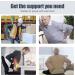 WANOSS Back Brace Lumbar Support Belt - Anti-Skid with Removable Pad - X-Large - Buy Online on GoSupps.com