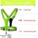 LED Reflective Running Vest | High Visibility Safety Gear for Night Running, Walking, Cycling | Adjustable Elastic Fit | Rechargeable Lights for Runners - Buy Online on GoSupps.com