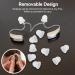 Agatige 10pcs Hearing Aid Domes 10mm Medium Double Layer Close Hearing Aid Power Domes Silicone Hearing Aids Ear Tips Replacement Resound Hearing Accessories (White) - Buy Online on GoSupps.com