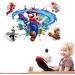 Cartoon Wall Stickers Boys Girls Self-Adhesive Decal for Bedroom Living Room Decor - 40X60cm - Buy Online on GoSupps.com