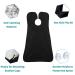 Leaflai Beard Apron & Non-Stick Hair Catcher with Suction Cups - Black | Waterproof Cape Grooming Set for Men, Ideal Christmas Gift - Buy Online on GoSupps.com