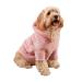 OHS Fleece Dog Hoodie Sherpa Lined Reversible Soft Cosy Easy Care Pet Clothing Large Blush Pink Large Blush Pink