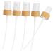 Healeved 5pcs Spray Bottle Nozzles Replacement Spray Tops Fine Mist Heads Bamboo Trim Leakproof Seal