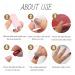 Hkanlre Coffin Press on Nails - Medium Full Cover Ballerina False Nails for Women & Girls - 24PCS Style8 - Buy Online on GoSupps.com