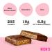 Nicks Protein Wafer Bar Hazelnut - Low Carb 25% Protein 203 Calories - Gluten-Free Chocolate Snack (9 Pack x 40g) - No Added Sugar - Buy Online on GoSupps.com