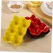 Generic Serving Tray 1pc Egg Tray Eggs Egg Holder for Fridge Egg Dispenser 6- Cup Egg Organizer Container Ceramics - Buy Online on GoSupps.com
