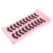 Mobestech 10 Pairs Fake Eyelashes 7d Dense Fiber Russia
