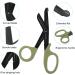 Buy EMT Trauma Scissors - Medical Scissors with Non-Stick Blades | Stainless Steel Green - Ideal for First Aid & Emergency Care - Buy Online on GoSupps.com