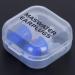  2 Pcs Waterproof Silicone Ear Plugs - Noise Reduction for Swimming Sleeping & Flying | Soft & Comfortable for Long-term Wear (Blue Large + PP Box)  - Buy Online on GoSupps.com