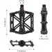 GPMTER 9/16 Bike Pedals for MTB Road Bicycle - Lightweight Aluminum Alloy Flat Pedal with Anti-Skid Pins, Universal Platform for Travel, Mountain, and Cycle-Cross Bikes - Black - Buy Online on GoSupps.com