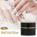 Nail Glue Adhesive Nail Glue Gel Glue No Stimulation Nontoxic Safe for False Nails for Nails - Buy Online on GoSupps.com