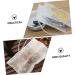 Ciieeo 200 Pcs Tea Bag Drawstring Tea Pouch Empty Tea Pouch Soup Bag Tea Infusers Bags Loose Leaves Protein 5X7CMx2pcs Whitex2pcs - Buy Online on GoSupps.com