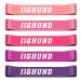 Fitness straps 5er Set Resistance Band with 5 steps gymnastics band Different tensions Resistance tapes Training band for fitness yoga pilates red