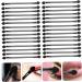 Baluue 60 Pcs Double Ended Eyeshadow Brush Double-sided Eyeshadow Brush Highlighter Black Artificial Fiber 12x1cmx2pcs Blackx2pcs - Buy Online on GoSupps.com