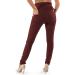 Milano Maternity Jeans - Ultra Stretch Buttery Soft Denim, High Waisted Over The Bump Band, Comfortable Slim Fit | Bordeaux - Buy Online on GoSupps.com