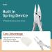 Stainless Steel Toe Nail Clipper for Efficient Trimming - Professional Thick Ingrown Toenail Clippers Foot Care Kit for Men & Seniors - Buy Online on GoSupps.com