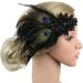 Peacock Headband Vintage 1920S Flapper Headband Headpiece Hairband Headdress Hair Accessory for Women - Buy Online on GoSupps.com