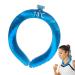 Wearable Cooling Wrap | Reusable Neck Coolers for Hot Weather | Wearable Cold Gel Ice Pack Cooling Neck Wraps Tube Below 18 for Sports Gym Cycling Running Hiking Pochy Three Generations Blue