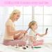 Topsy Tail Hair Tools Set - 106pcs Styling Kit with Rat Tail Comb, French Braiding Tool, Hair Loop Styling Tool, and 100 Colored Rubber Bands for Girls - Buy Online on GoSupps.com