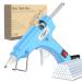 IZIO Glue Gun  Lightweight Fast Preheating Mini Glue Gun Kit with 30 Pcs Premium Glue Sticks of High Viscosity Quick Sealing for Home/Office Repairs  DIY  Mini Hot Glue Gun(Blue)