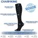 CHARMKING Compression Socks (6 Pairs) 15-20 mmHg for Men & Women - Ideal for Athletics, Running, and Travel - Large-X-Large, Blue/Black/Grey - Buy Online on GoSupps.com