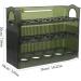 DOITOOL Egg Storage Box Fridge Egg Rack 3 Layers Egg Holder Egg Stand Organizer Refrigerator re-usable Green 26.00X20.00X10.00CM - Buy Online on GoSupps.com