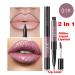 7Pcs Pink Red Glitter Matte Lip Liner and Liquid Lipstick Set Kit - Long Lasting Metallic Shades for Women - Buy Online on GoSupps.com