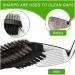 TAO CICADA Golf Towel and Brush Set with Carabiner Clip and Retractable Zip-line - Black - Buy Online on GoSupps.com