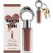  Dayysiuy Lip Gloss with Keychain - Tinted Cheek Blush Radiant Lip Gloss for Women Teens Friends Cosmetics Makeup Beauty - Buy Online on GoSupps.com