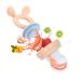 Baby Fruit Food Feeder Pacifier 2-in-1 Teething Toys 4 Pcs Silicone Pouches BPA Free - 3M+ (Muted) - Buy Online on GoSupps.com