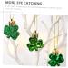 Zerodeko Shamrock Hanging Baubles 36pcs Pendant Four Leaf Ornaments Shamrock Pendants Charm Amulet - Buy Online on GoSupps.com