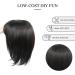 Yamel 12 Inch Darkest Brown Hair Topper with Bangs - Synthetic Hairpieces for Women with Thinning Hair - Buy Online on GoSupps.com