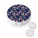 Koi Round Case for Contact Lens Kit Storage Box with Mirror Portable Cute Lens Holder