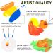 Aen Art Acrylic Paint Set - 24 Colors for Canvas, Wood, Ceramic & Fabric - Non Toxic, Rich Pigments - 2 fl oz Bottles - Buy Online on GoSupps.com