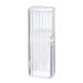 ONLYNERY cotton swab holder with lid-cotton swing glass-tooth-floss-pick dispenser clear acrylic storage box canister container with lid for dental floss dental floss hair accessories white