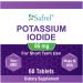 Safrel Potassium Iodide 65mg Tablets - Thyroid Support | Made in USA | Non-GMO | 60 Count Pack | YODO Naciente - Buy Online on GoSupps.com