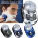 Portable Electric Shaver for Men - Mini Beard Shaver with LCD Display Rechargeable & Travel-Friendly - Easy to Use Silver - Buy Online on GoSupps.com