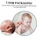 ULTECHNOVO 20 Pairs Newborn Ear Protectors - Silicone Ear Corrector Sticker Holders for Masks - Ear Savers for Protruding Ears - Black (4.4x3.6x0.4cm) - Buy Online on GoSupps.com