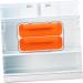Angoily Egg Storage Box Portable Fridge Refrigerator Egg Case Egg Bin Double Layer Crisper Plastic re-usable Orange 23.5x21.5cm - Buy Online on GoSupps.com