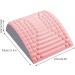 Mugeleen Lumbar Vertebrae Support Cushion - Light Pink Orthopedic Pillow for Back Pain Relief & Lordosis Support - International Shipping Available - Buy Online on GoSupps.com